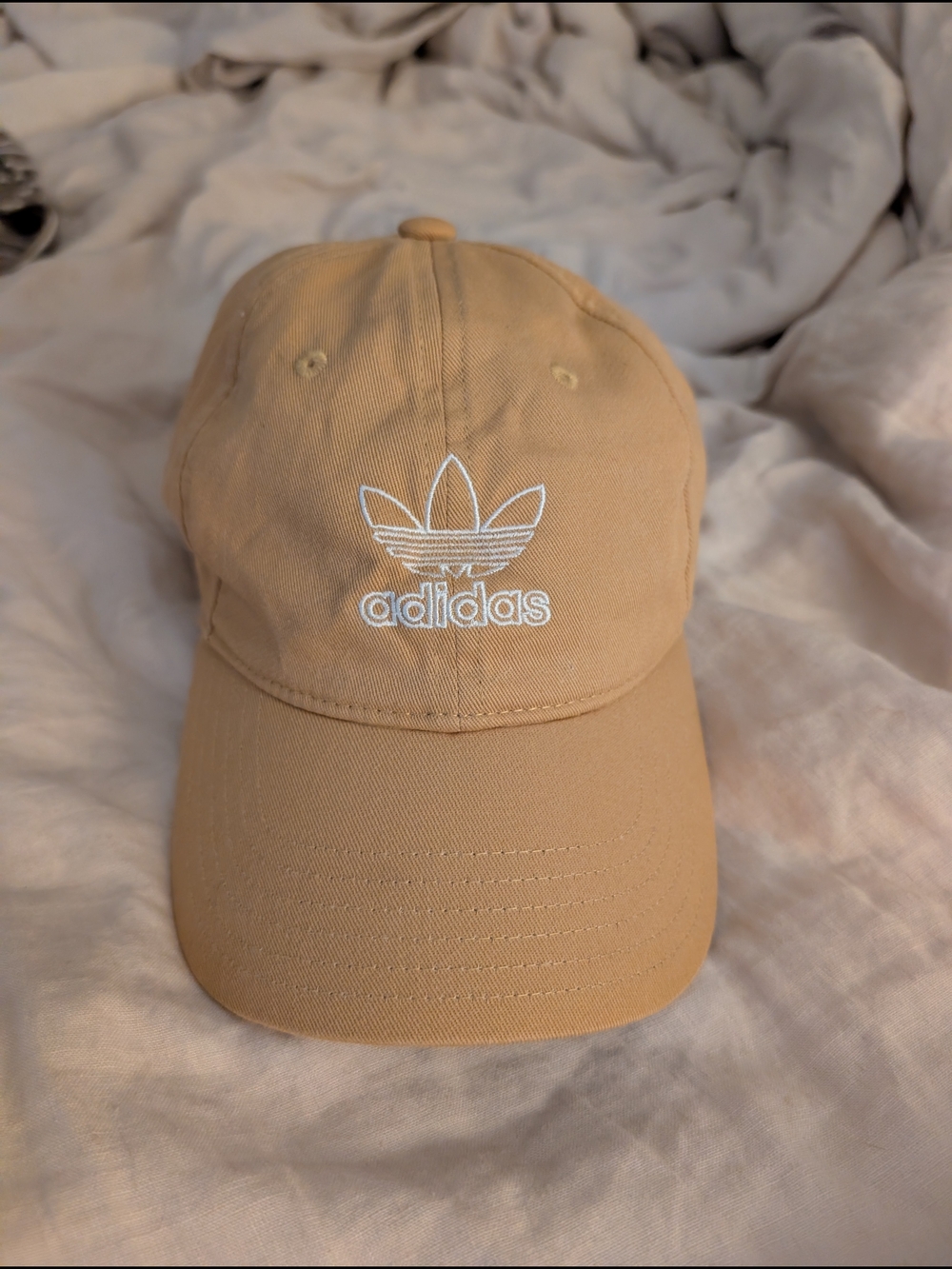 adidas Mustard Yellow Baseball Cap with Trefoil Logo